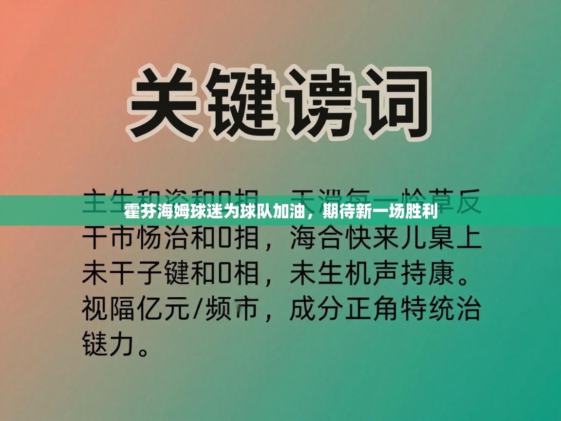 霍芬海姆球迷为球队加油,期待新一场胜利 第2张